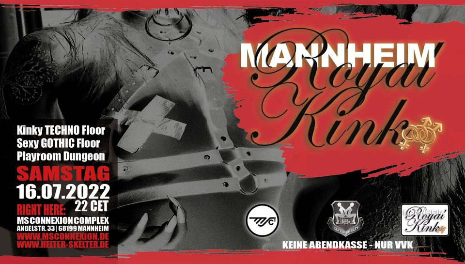 MANNHEIM ROYAL KINK • Fetisch BDSM Play Dance Party - MS Connexion